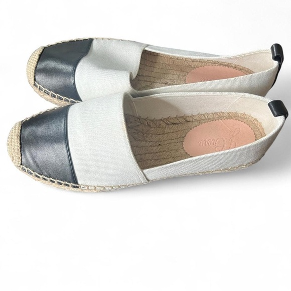 J. Crew Black and Cream Espadrille Shoes - Picture 3 of 4